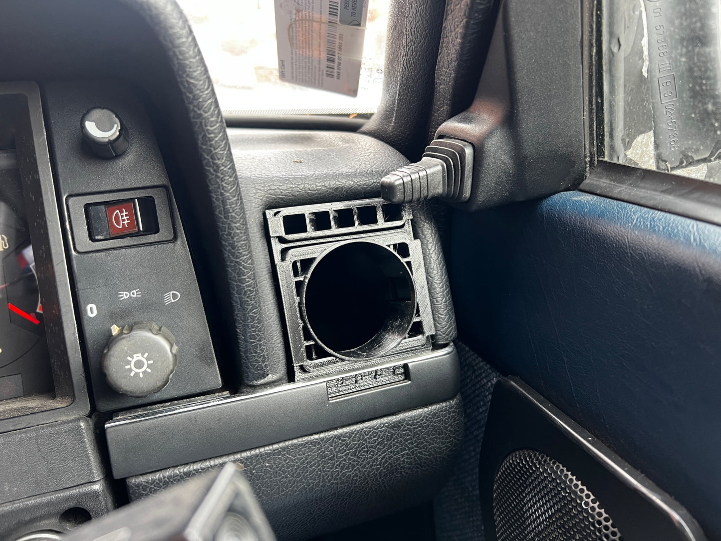 Volvo 240 Drivers Air Vent 52mm Gauge Pod