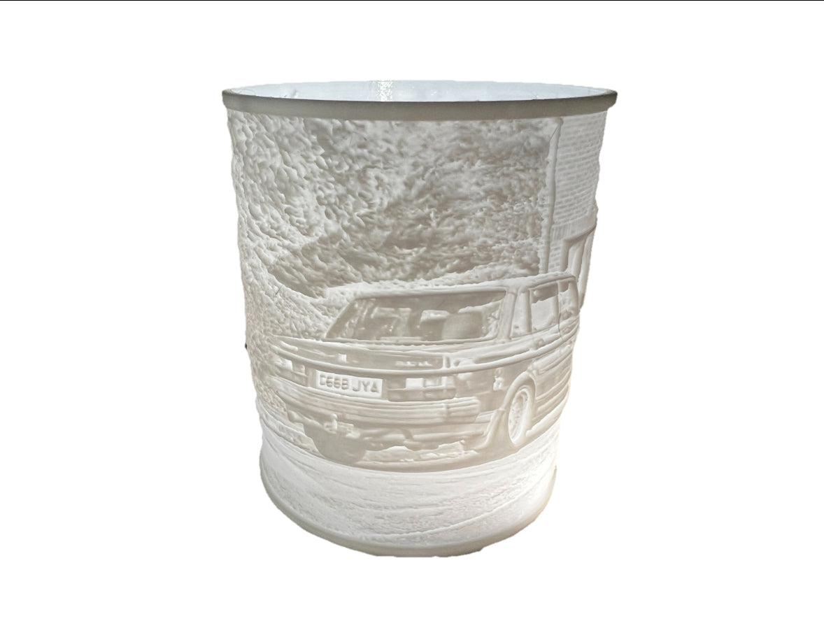 Personalised Car Lithophane 250mm