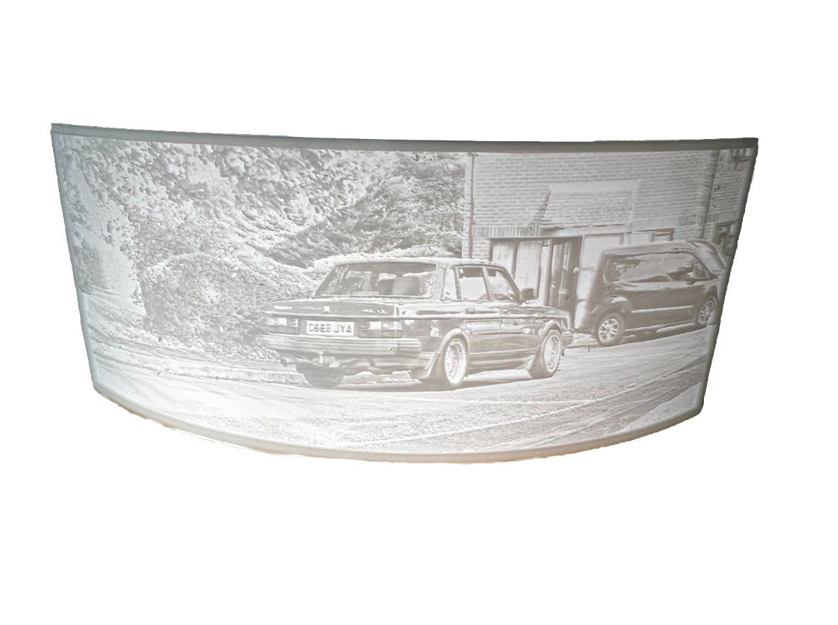 Personalised Car Lithophane 250mm
